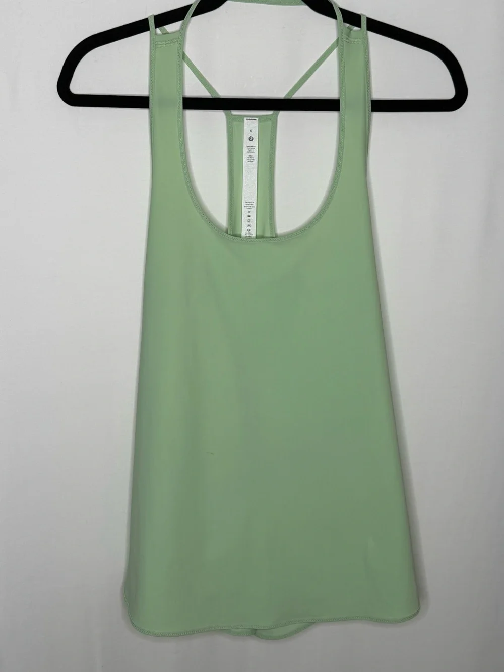 NWT lululemon Coastal Tank Creamy Mint Green Size 6